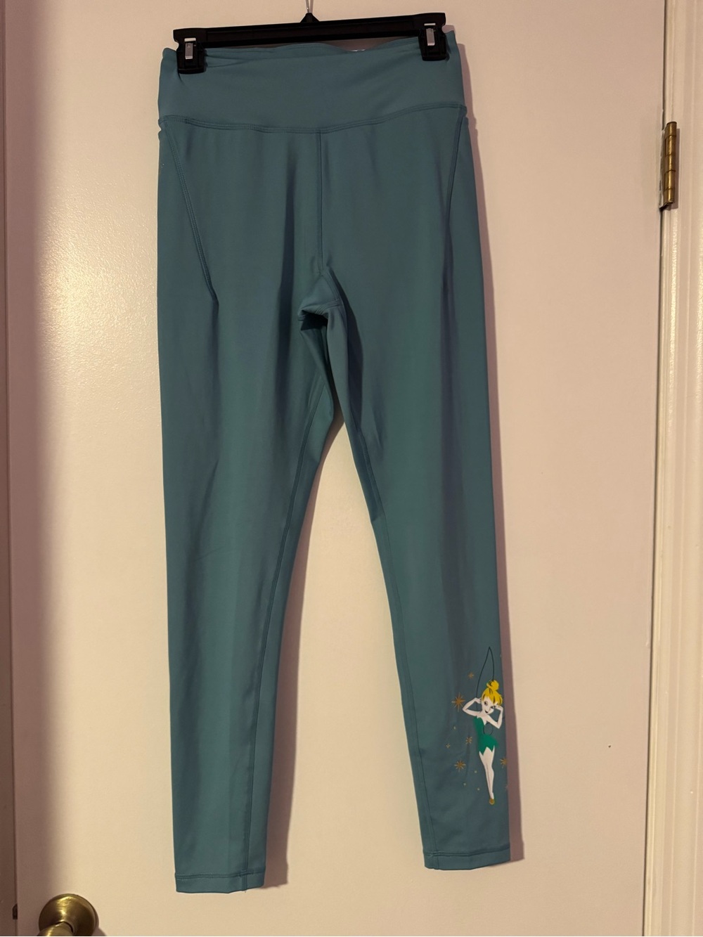 Disney Teal Leggings with Tinker Bell Graphic
